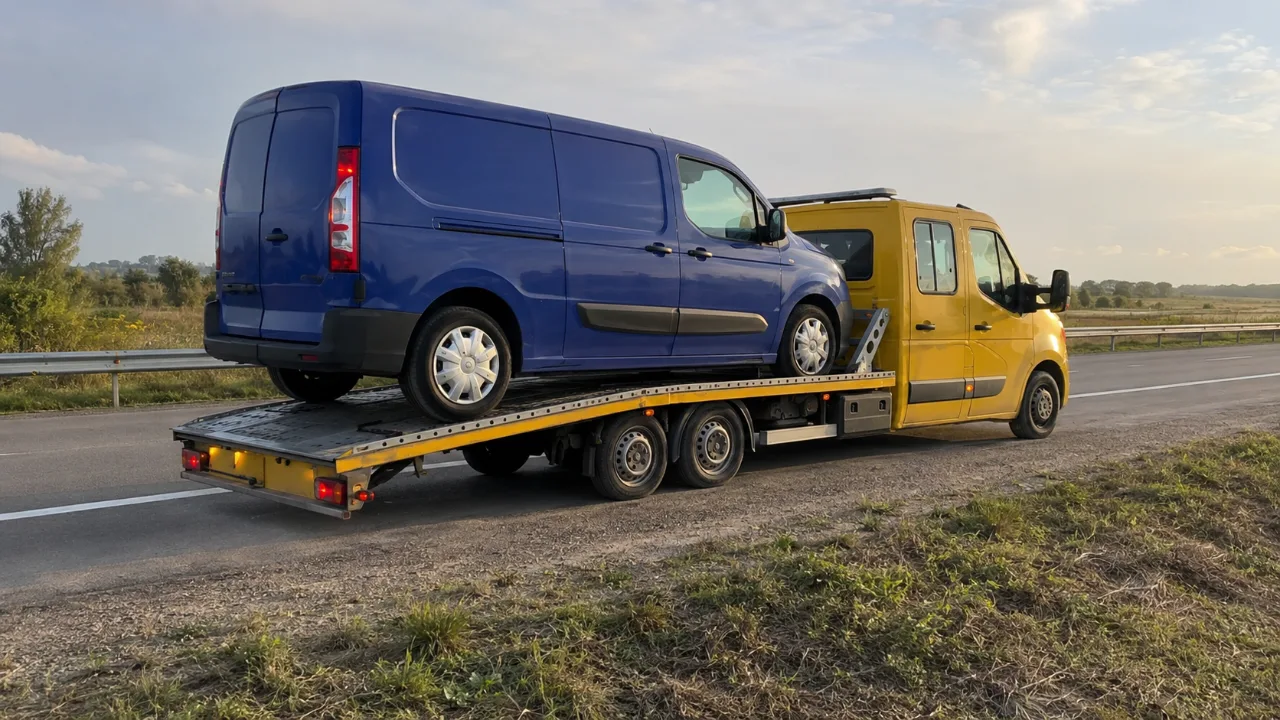Transport busa z drogi krajowej nr 50 – pomoc drogowa Otwock